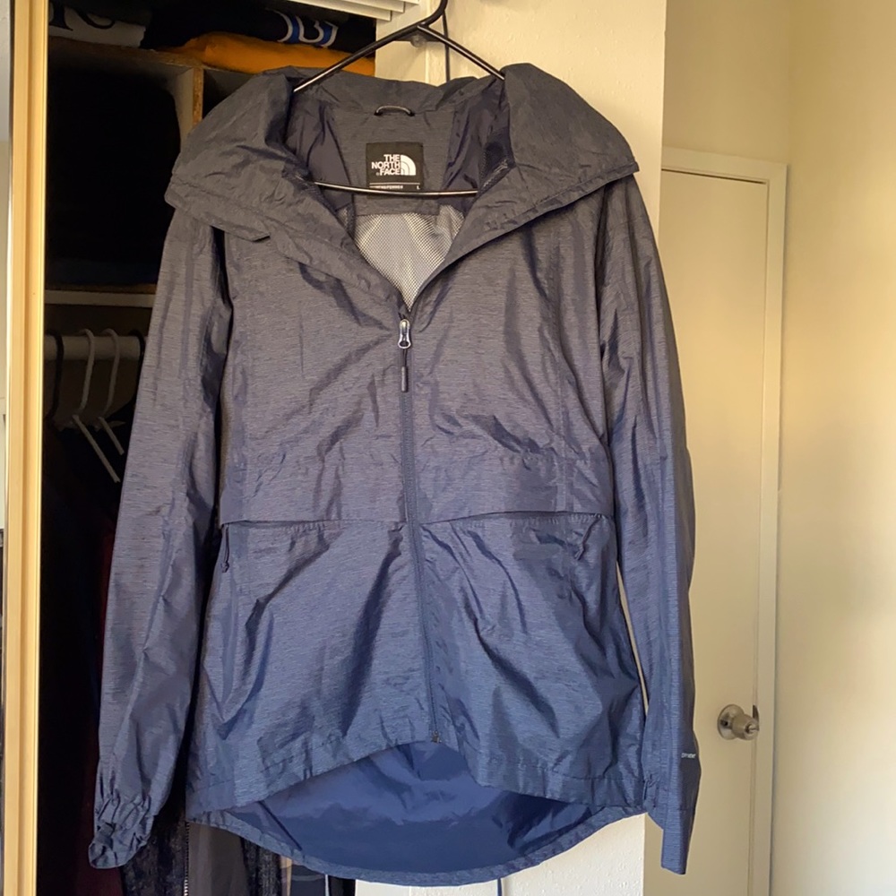 The North Face Waterproof Jacket Grey/Blue